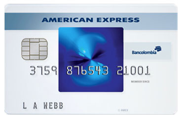 bancolombia American Express Blue