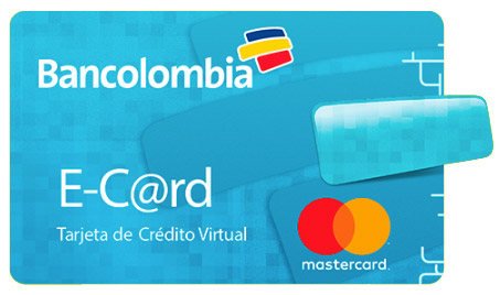 bancolombia mastercard e-card