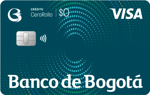 Tarjeta Cero Rollo de Banco de Bogotá