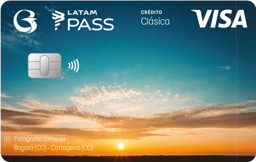 Tarjeta LATAM Pass Clásica de Banco de Bogotá