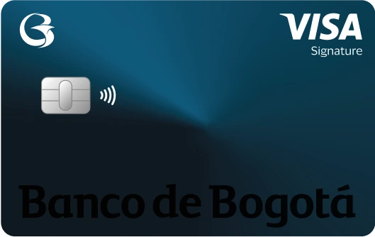 Tarjeta Visa Signature de Banco de Bogotá