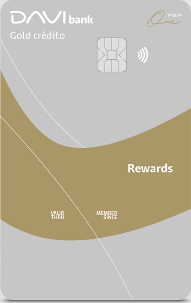 Tarjeta One Rewards Gold de DAVIbank