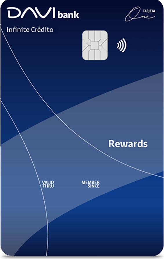 Tarjeta One Rewards Visa Infinite de DAVIbank