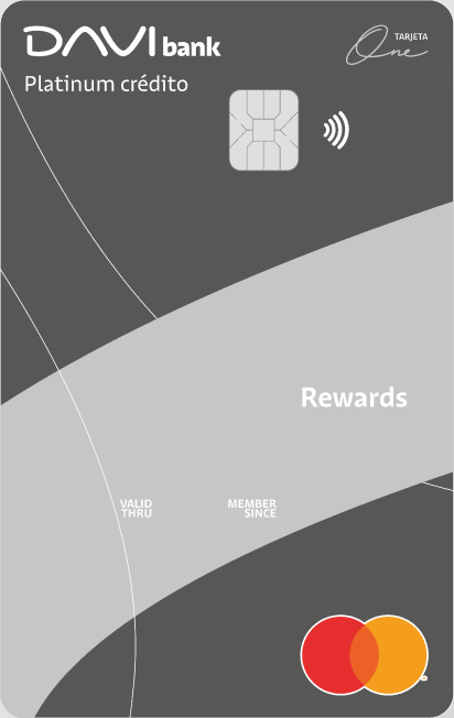 Tarjeta One Rewards Platinum de DAVIbank